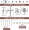 Rosary Jewelry Making Kit 1064pcs Easter Necklace Making Set Rosary Prayer Making Supplies First Communion Necklace Set Cross Beads Kit for Ramadan Bracelet Necklaces Jewelry Making